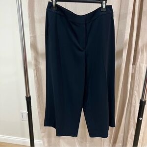 St. John Navy Wide Leg Pants